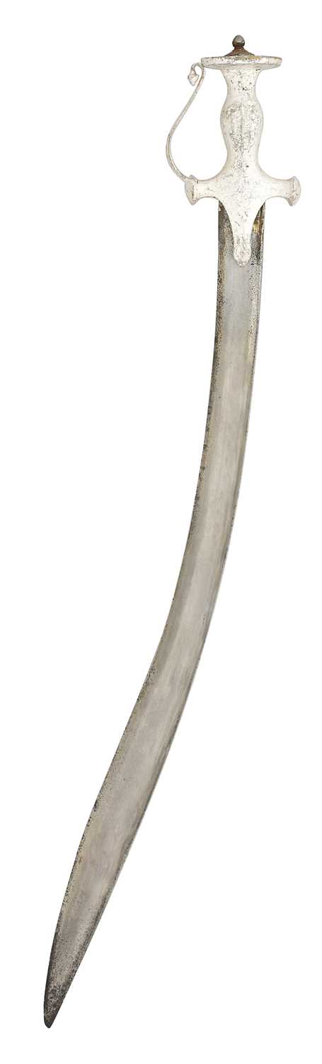 Lot 93 - AN INDIAN SWORD (SOSUN PATA), 19TH CENTURY