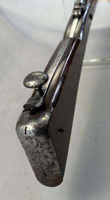Lot 240 - AN ENGLISH STONEBOW BY BARKER, WIGAN, CIRCA 1780
