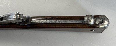Lot 240 - AN ENGLISH STONEBOW BY BARKER, WIGAN, CIRCA 1780