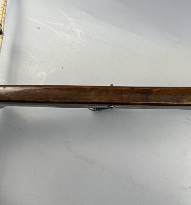 Lot 240 - AN ENGLISH STONEBOW BY BARKER, WIGAN, CIRCA 1780