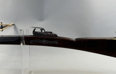 Lot 240 - AN ENGLISH STONEBOW BY BARKER, WIGAN, CIRCA 1780
