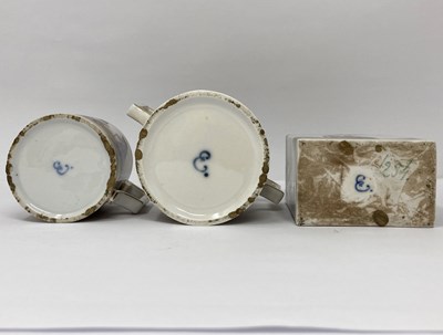 Lot 31 - A RUSSIAN TETE-A-TETE SET, IMPERIAL PORCELAIN MANUFACTORY, ST PETERSBURG, CATHERINE II PERIOD (1762-1796)