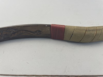 Lot 8 - A SMALL JAPANESE ARCHERY SET, EDO PERIOD, 19TH CENTURY