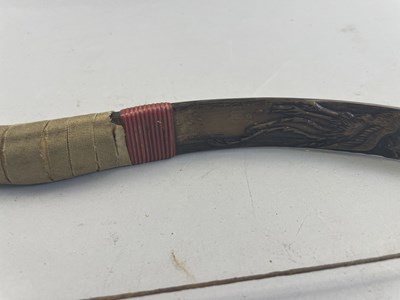 Lot 8 - A SMALL JAPANESE ARCHERY SET, EDO PERIOD, 19TH CENTURY