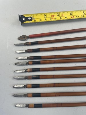 Lot 8 - A SMALL JAPANESE ARCHERY SET, EDO PERIOD, 19TH CENTURY