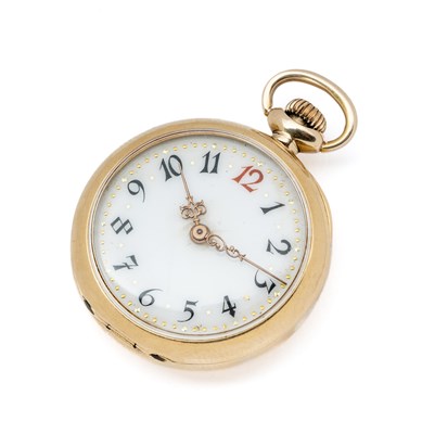 Lot 265 - A LADY'S GOLD SWISS POCKET WATCH, C.H. MEYLAN WATCH CO., LE BRASSUS, CIRCA 1900