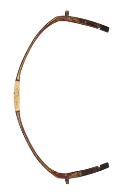 Lot 12 - A CHINESE STRENGTH-TESTING COMPOSITE BOW, QING DYNASTY, 19TH/20TH CENTURY