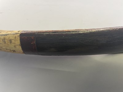 Lot 12 - A CHINESE STRENGTH-TESTING COMPOSITE BOW, QING DYNASTY, 19TH/20TH CENTURY