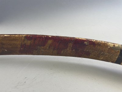 Lot 12 - A CHINESE STRENGTH-TESTING COMPOSITE BOW, QING DYNASTY, 19TH/20TH CENTURY