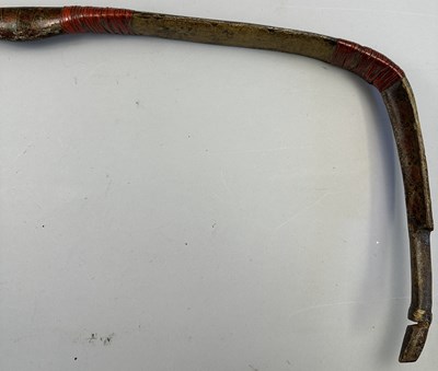 Lot 19 - THREE INDO-PERSIAN DECORATED REFLEX COMPOSITE BOWS, 18TH CENTURY