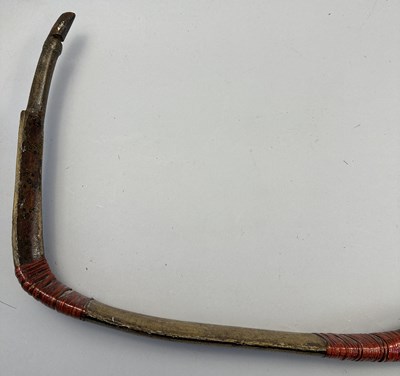 Lot 19 - THREE INDO-PERSIAN DECORATED REFLEX COMPOSITE BOWS, 18TH CENTURY