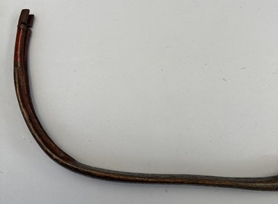 Lot 23 - TWO INDO-PERSIAN DECORATED REFLEX COMPOSITE BOWS, 18TH/19TH CENTURY