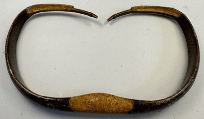 Lot 21 - THREE NORTH INDIAN DECORATED REFLEX COMPOSITE BOWS, 18TH/19TH CENTURY