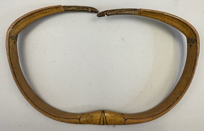 Lot 21 - THREE NORTH INDIAN DECORATED REFLEX COMPOSITE BOWS, 18TH/19TH CENTURY