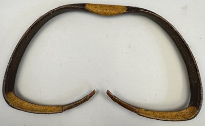 Lot 21 - THREE NORTH INDIAN DECORATED REFLEX COMPOSITE BOWS, 18TH/19TH CENTURY