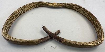 Lot 21 - THREE NORTH INDIAN DECORATED REFLEX COMPOSITE BOWS, 18TH/19TH CENTURY