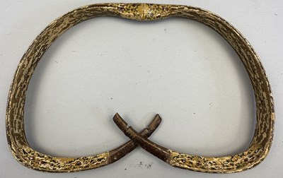 Lot 21 - THREE NORTH INDIAN DECORATED REFLEX COMPOSITE BOWS, 18TH/19TH CENTURY