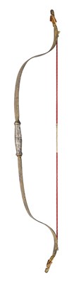Lot 27 - A NORTH INDIAN DECORATED STEEL BOW, 18TH/19TH CENTURY