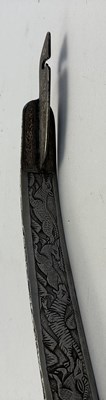 Lot 28 - A NORTH INDIAN DECORATED STEEL BOW, 19TH CENTURY