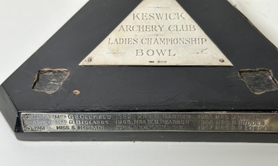 Lot 66 - A COLLECTION OF SILVER ARCHERY AWARDS, 19TH CENTURY AND LATER