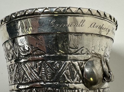 Lot 66 - A COLLECTION OF SILVER ARCHERY AWARDS, 19TH CENTURY AND LATER