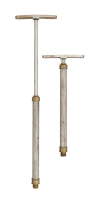 Lot 28 - TWO PUMPS FOR AIR CANES, LATE 19TH CENTURY