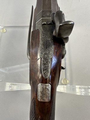 Lot 289 - A 16 BORE PERCUSSION BELT PISTOL BY WESTLEY RICHARDS, 170 NEW BOND STREET, LONDON, NO. 520, BIRMINGHAM PROOF MARKS, CIRCA  1840