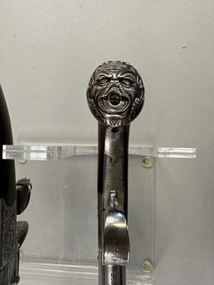 Lot 284 - A PAIR OF 22 BORE SILVER-MOUNTED FLINTLOCK TURN-OFF PISTOLS SIGNED WHATELY, PRIVATE PROOF MARKS, BIRMINGHAM SILVER MARKS, MAKERS MARK OF CHARLES FREETH, CIRCA 1770