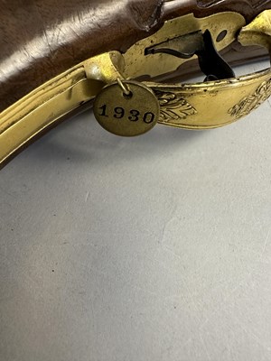 Lot 294 - A FINE PAIR OF 16 BORE LIEGOIS FLINTLOCK HOLSTER PISTOLS BY JEAN JAQUES BEHR, CIRCA 1720-30