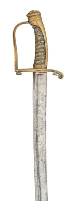 Lot 589 - □ A DANISH HUSSAR OFFICER’S SWORD, CIRCA 1790