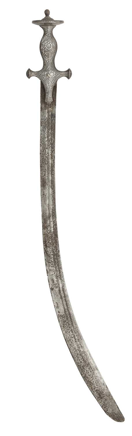 Lot 92 - AN INDIAN SWORD (TALWAR), 19TH CENTURY