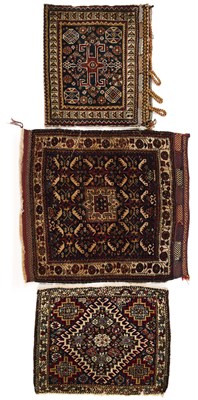 Lot 106 - □ A KHAMSEH LARGE BAGFACE, SOUTHWEST PERSIA, EARLY 20TH CENTURY