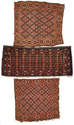 Lot 112 - □ AN UZBEK SOUMAKH BAGFACE, EARLY 20TH CENTURY