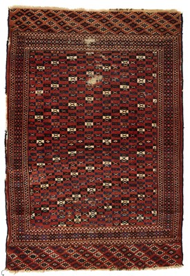 Lot 118 - □ A CHODOR RUG, WEST TURKESTAN, LATE 19TH CENTURY