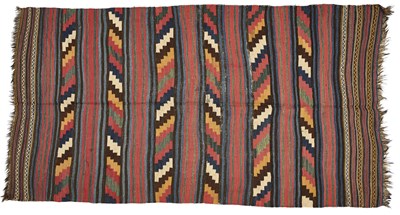 Lot 43 - A VERAMIN KILIM, NORTH PERSIA, 20TH CENTURY