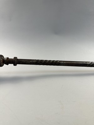 Lot 555 - A PERSIAN MACE (GORZ), QAJAR, 19TH CENTURY