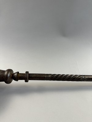 Lot 555 - A PERSIAN MACE (GORZ), QAJAR, 19TH CENTURY