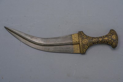 Lot 559 - AN OTTOMAN DAGGER, PERSIA, QAJAR, 19TH CENTURY