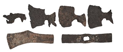 Lot 167 - FIVE IRON AXES, THE FIRST POSSIBLY ROMAN