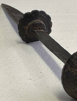 Lot 133 - A MEDIEVAL DAGGER, LATE 14TH/15TH CENTURY AND ANOTHER, 15TH CENTURY