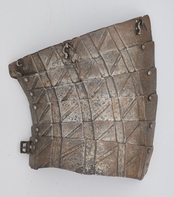 Lot 188 - A WESTERN EUROPEAN LONG TASSET FOR THE LEFT LEG, CIRCA 1530-40