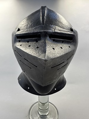 Lot 175 - A COMPOSITE CLOSE HELMET, CIRCA 1510-20, PROBABALY FLEMISH