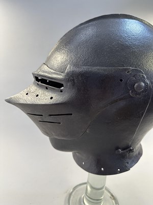 Lot 175 - A COMPOSITE CLOSE HELMET, CIRCA 1510-20, PROBABALY FLEMISH