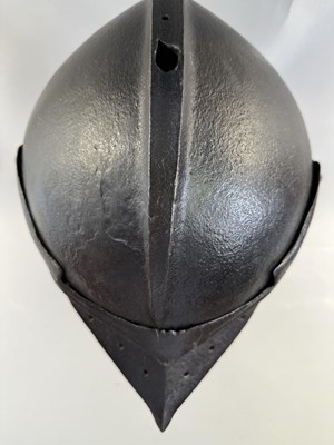 Lot 175 - A COMPOSITE CLOSE HELMET, CIRCA 1510-20, PROBABALY FLEMISH
