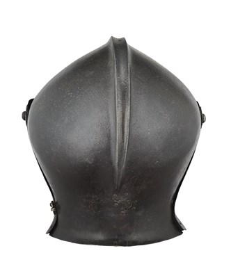 Lot 175 - A COMPOSITE CLOSE HELMET, CIRCA 1510-20, PROBABALY FLEMISH