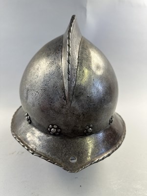 Lot 177 - A RARE NORTH ITALIAN COMB MORION, CIRCA 1540-50