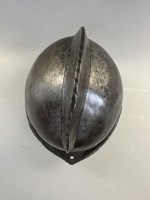 Lot 177 - A RARE NORTH ITALIAN COMB MORION, CIRCA 1540-50