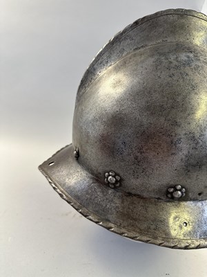 Lot 177 - A RARE NORTH ITALIAN COMB MORION, CIRCA 1540-50