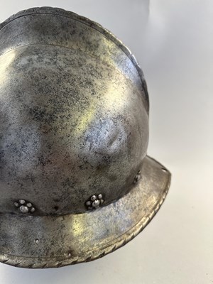 Lot 177 - A RARE NORTH ITALIAN COMB MORION, CIRCA 1540-50
