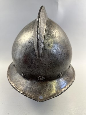 Lot 177 - A RARE NORTH ITALIAN COMB MORION, CIRCA 1540-50